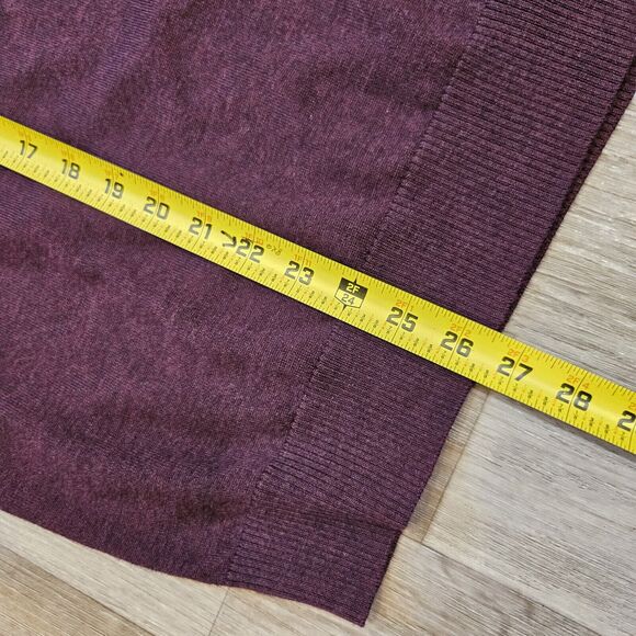 Paloma Merino Wool Crewneck Sweater Womens XXLP Maroon Red Quiet Luxury Capsule - Picture 8 of 9